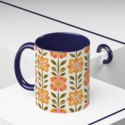 Kate McEnroe New York Scandinavian Modern Danish Floral Accent Coffee MugMugs25347840502689117835