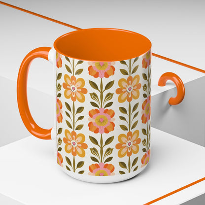 Kate McEnroe New York Scandinavian Modern Danish Floral Accent Coffee MugMugs25347840502689117835