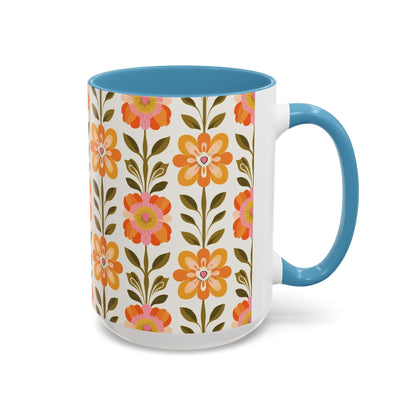 Kate McEnroe New York Scandinavian Modern Danish Floral Accent Coffee MugMugs25347840502689117835