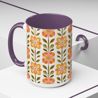 Kate McEnroe New York Scandinavian Modern Danish Floral Accent Coffee MugMugs25347840502689117835