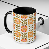 Kate McEnroe New York Scandinavian Modern Danish Floral Accent Coffee MugMugs25347840502689117835
