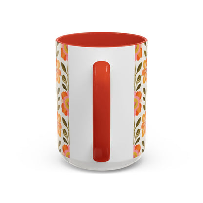Kate McEnroe New York Scandinavian Modern Danish Floral Accent Coffee MugMugs25347840502689117835