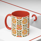 Kate McEnroe New York Scandinavian Modern Danish Floral Accent Coffee MugMugs25347840502689117835