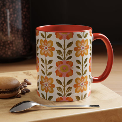 Kate McEnroe New York Scandinavian Modern Danish Floral Accent Coffee MugMugs27392720888948730176