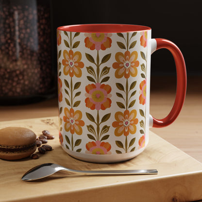 Kate McEnroe New York Scandinavian Modern Danish Floral Accent Coffee MugMugs32093414062823416791