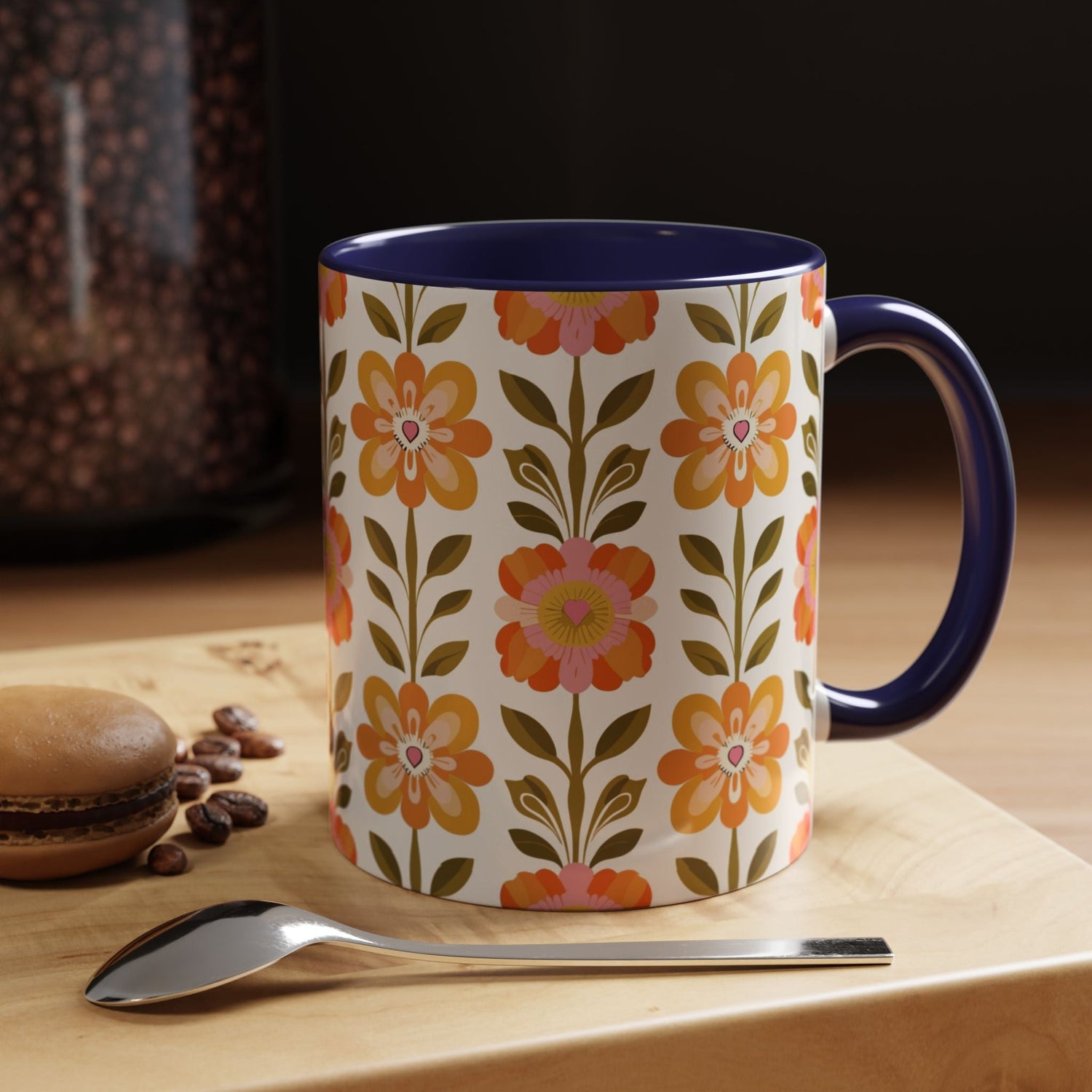 Kate McEnroe New York Scandinavian Modern Danish Floral Accent Coffee MugMugs59416736263204582350