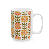 Kate McEnroe New York Scandinavian Modern Danish Floral Coffee MugMugs13018183531976099822
