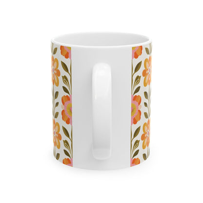 Kate McEnroe New York Scandinavian Modern Danish Floral Coffee MugMugs13018183531976099822
