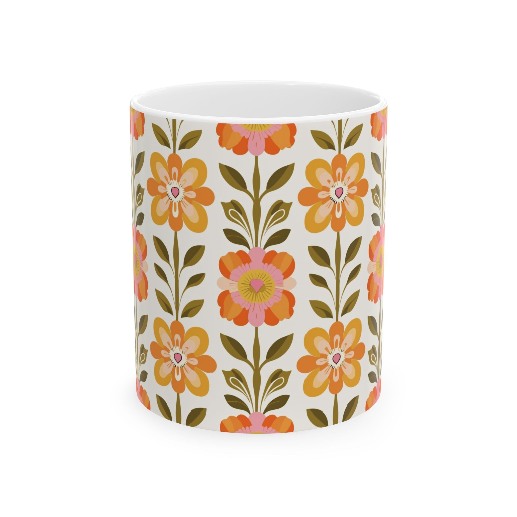 Kate McEnroe New York Scandinavian Modern Danish Floral Coffee MugMugs13018183531976099822
