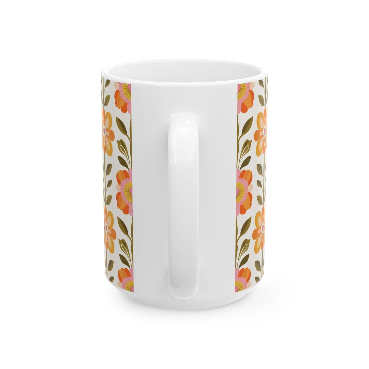 Kate McEnroe New York Scandinavian Modern Danish Floral Coffee MugMugs13018183531976099822