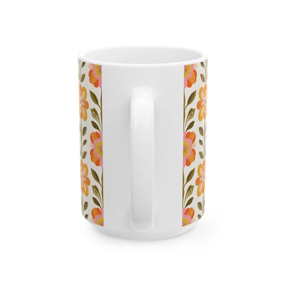 Kate McEnroe New York Scandinavian Modern Danish Floral Coffee MugMugs13018183531976099822