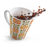 Kate McEnroe New York Scandinavian Modern Danish Floral Latte MugMugs20841003236552011396