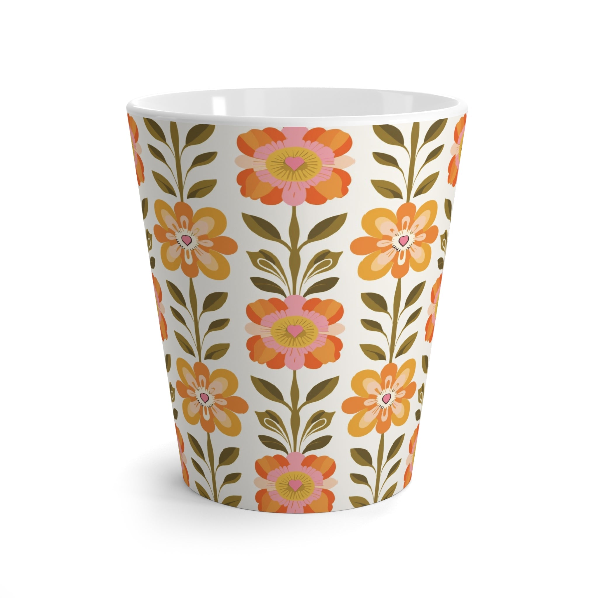 Kate McEnroe New York Scandinavian Modern Danish Floral Latte MugMugs20841003236552011396