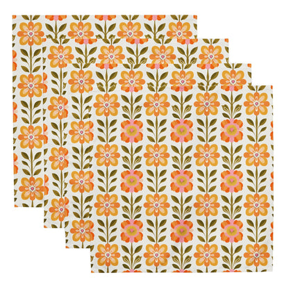 Kate McEnroe New York Scandinavian Modern Danish Floral Napkins Set of 4Napkins7460598_17399