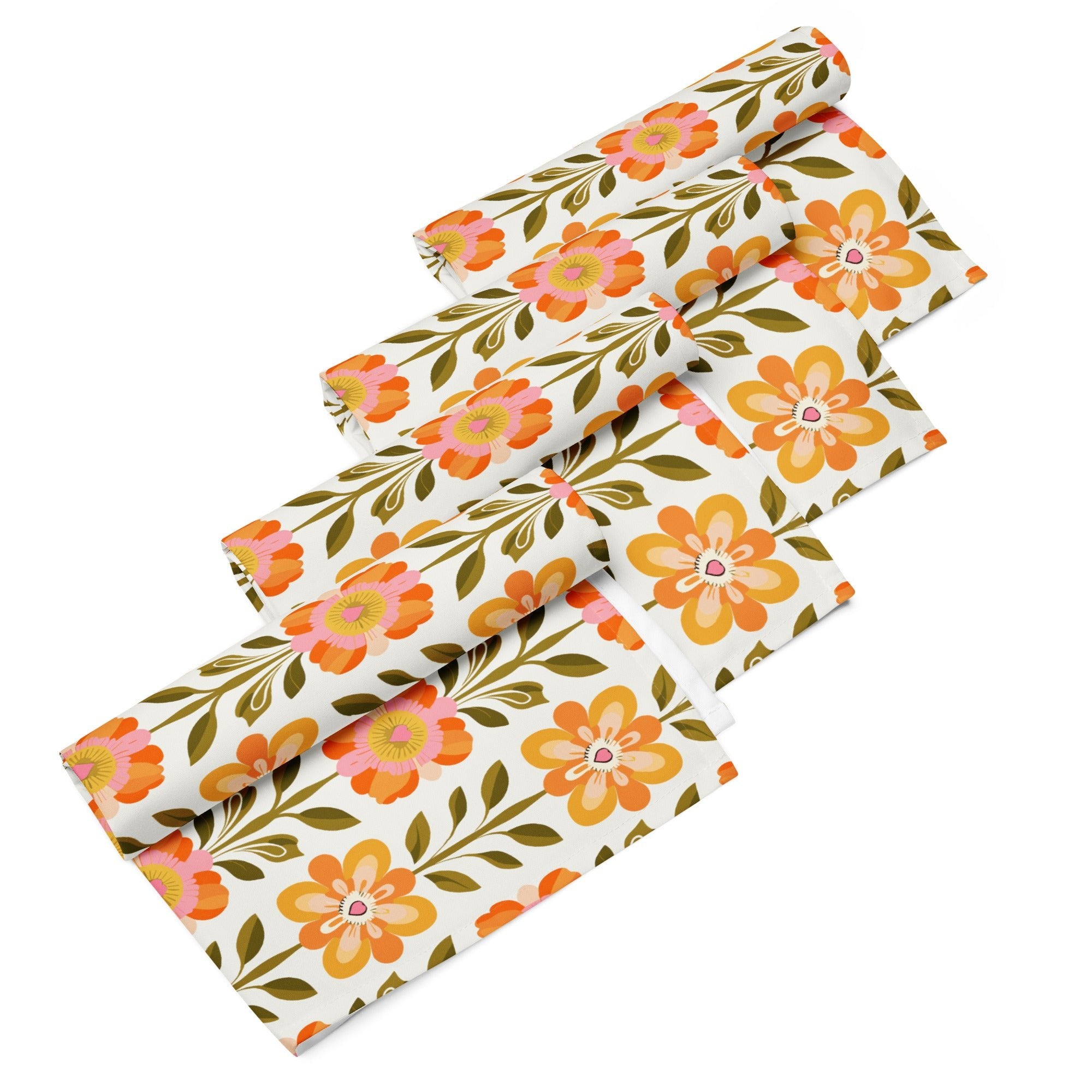 Kate McEnroe New York Scandinavian Modern Danish Floral Napkins Set of 4Napkins7460598_17399