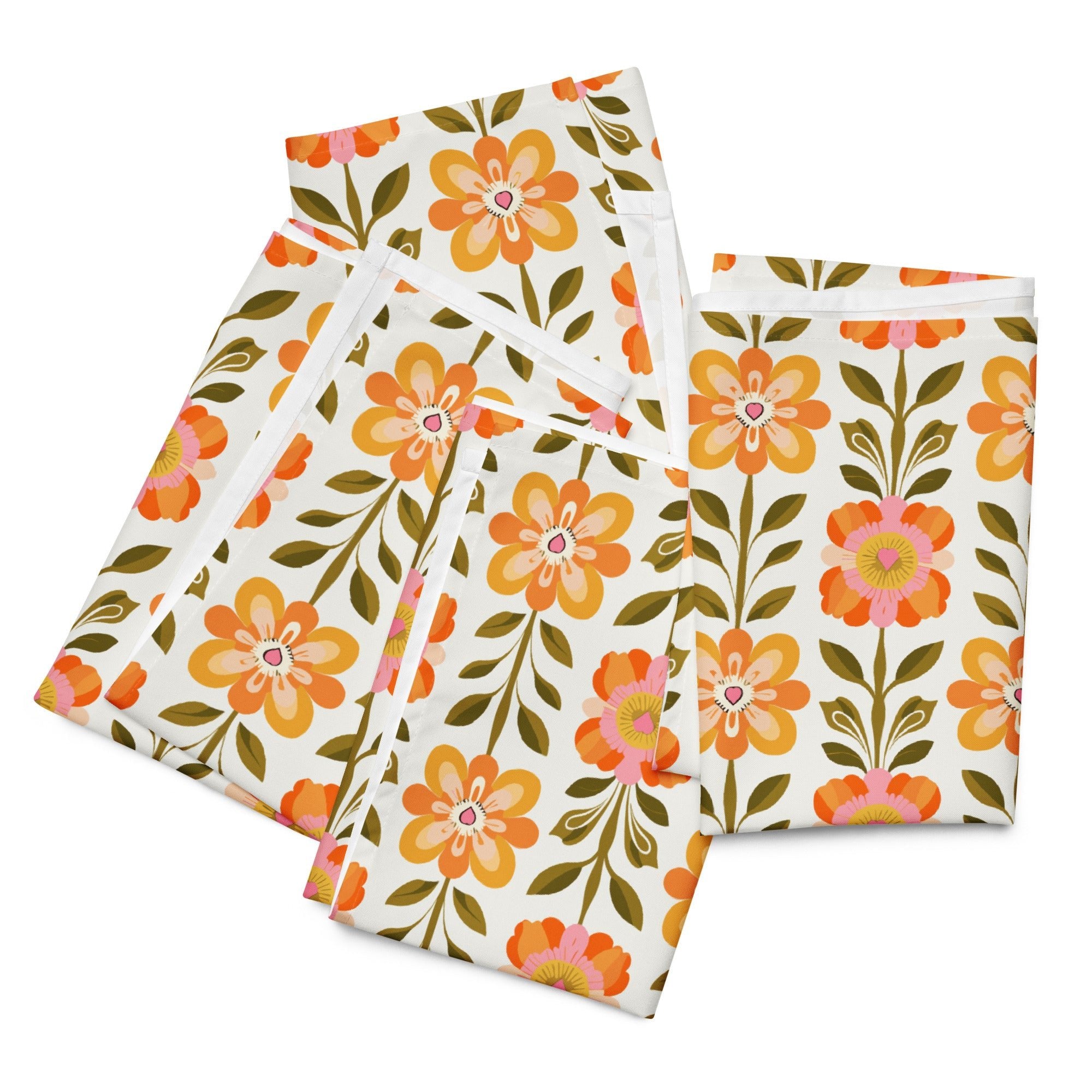 Kate McEnroe New York Scandinavian Modern Danish Floral Napkins Set of 4Napkins7460598_17399