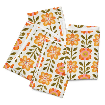 Kate McEnroe New York Scandinavian Modern Danish Floral Napkins Set of 4Napkins7460598_17399