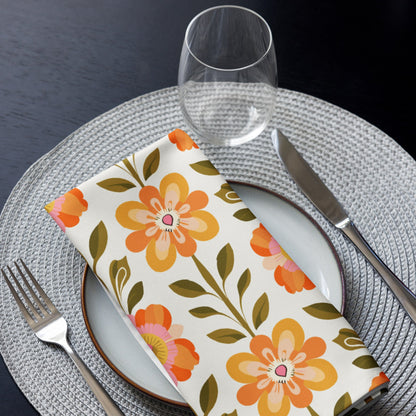 Kate McEnroe New York Scandinavian Modern Danish Floral Napkins Set of 4Napkins7460598_17399