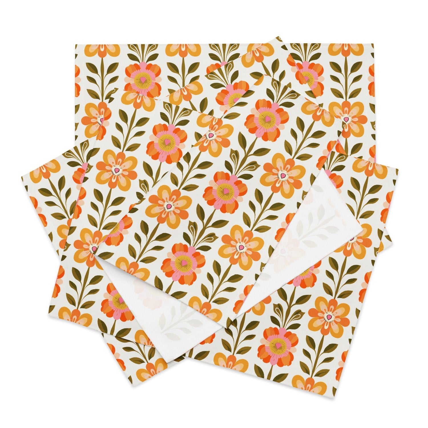 Kate McEnroe New York Scandinavian Modern Danish Floral Placemat Set of 4Placemats5265415_17484