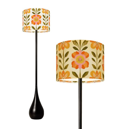 Kate McEnroe New York Scandinavian Modern Danish Floral Teardrop Floor Lamp, Mid Century Retro LightingTear Drop Floor LampsqGhMDJu2qo