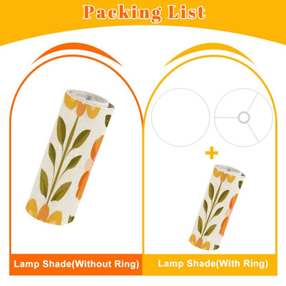 Kate McEnroe New York Scandinavian Modern Danish Floral Tripod Lamp Shade, Mid Century Drum ShadeLamp Shadesp5qaQlTDRB