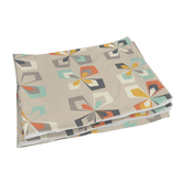 Kate McEnroe New York Scandinavian Modern Pillowcase, Danish Geometric Floral Retro BeddingPillowcases1250