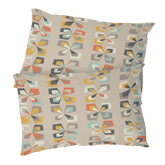 Kate McEnroe New York Scandinavian Modern Pillowcase, Danish Geometric Floral Retro BeddingPillowcases1250