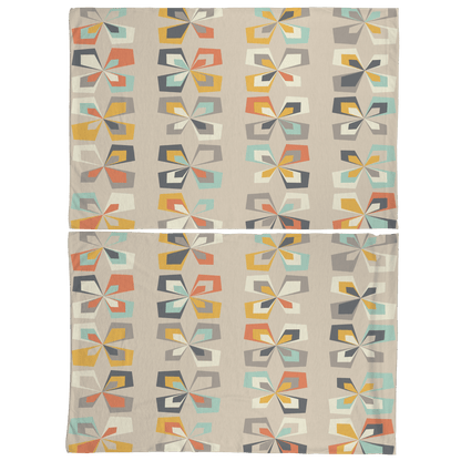 Kate McEnroe New York Scandinavian Modern Pillowcase, Danish Geometric Floral Retro BeddingPillowcases1250