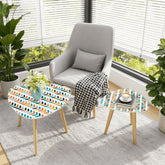 Kate McEnroe New York Scandinavian Retro Danish Modern Floral Mid Century Nesting TablesNesting Tablessp7dA7VLP1