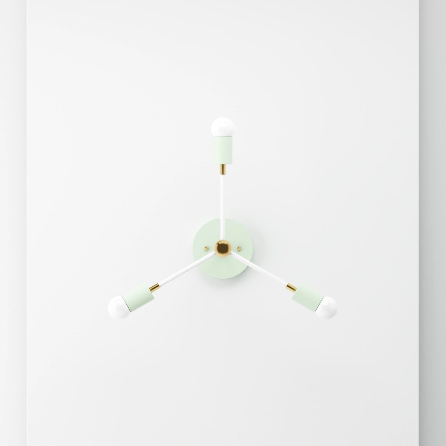 Kate McEnroe New York Seoul - 3 Light Mid Century Inspired ChandelierChandeliersku - 43968356679926