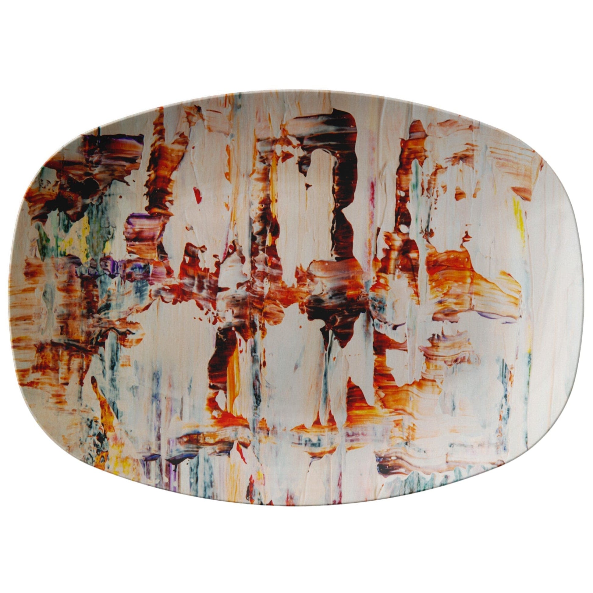 Kate McEnroe New York Serving Platter in Contemporary Abstract Art Serving Platters 9727