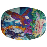 Kate McEnroe New York Serving Platter in Wildlife Fantasy ArtServing Platters9727