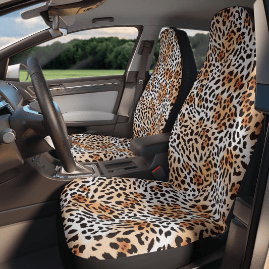 Kate McEnroe New York Set of 2 Animal Print Car Seat Covers Car Seat Covers One Size DG1400004DXH2742D