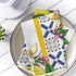 Kate McEnroe New York Set of 4 Cobalt Blue and Yellow Cloth Napkins, Lemon & Tiles Design, Mediterranean Floral Dining Table Linens, Fall Home Decor, Hostess GiftNapkins26542376096425552686