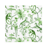 Kate McEnroe New York Set of 4 Floral Green and White Chinoiserie Cloth NapkinsNapkins27601241860098477342