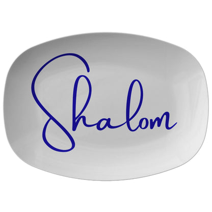 Kate McEnroe New York Shalom Serving Platter Serving Platters THE-SHA-WHI-60