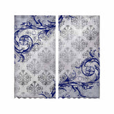 Kate McEnroe New York Sheer 2 - Panel Window Curtains in Gothic Damask PrintWindow CurtainsDG1169871DXH7858D