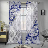 Kate McEnroe New York Sheer 2 - Panel Window Curtains in Gothic Damask PrintWindow CurtainsDG1170020DXH7856D