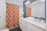 Kate McEnroe New York Shower Curtain in Retro Mid Century Mod Floral DesignShower Curtains14101156657161593241