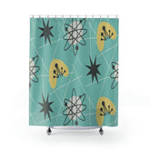 Kate McEnroe New York Shower Curtains in Mid Century Modern Retro 1950s Atomic BoomerangShower Curtains23830696192579515834