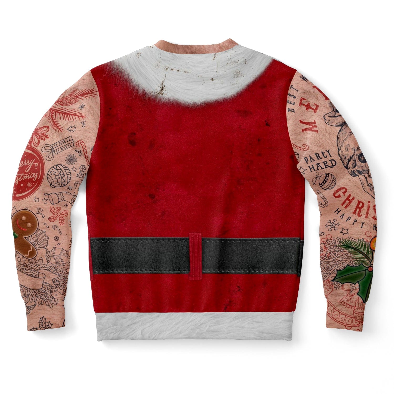 Kate McEnroe New York Sleeveless Bad Santa Ugly Christmas SweatersSweatshirtSBSWF_D - HSM5V - XS