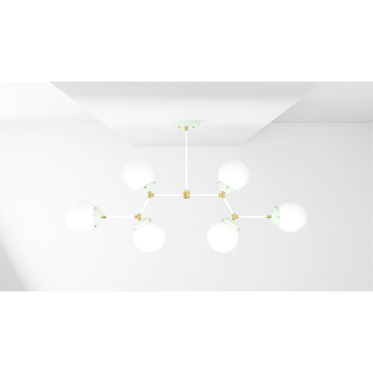 Kate McEnroe New York Solingen - 6&quot; Glass Globe 6 Light ChandelierChandeliersku - 44092773892342