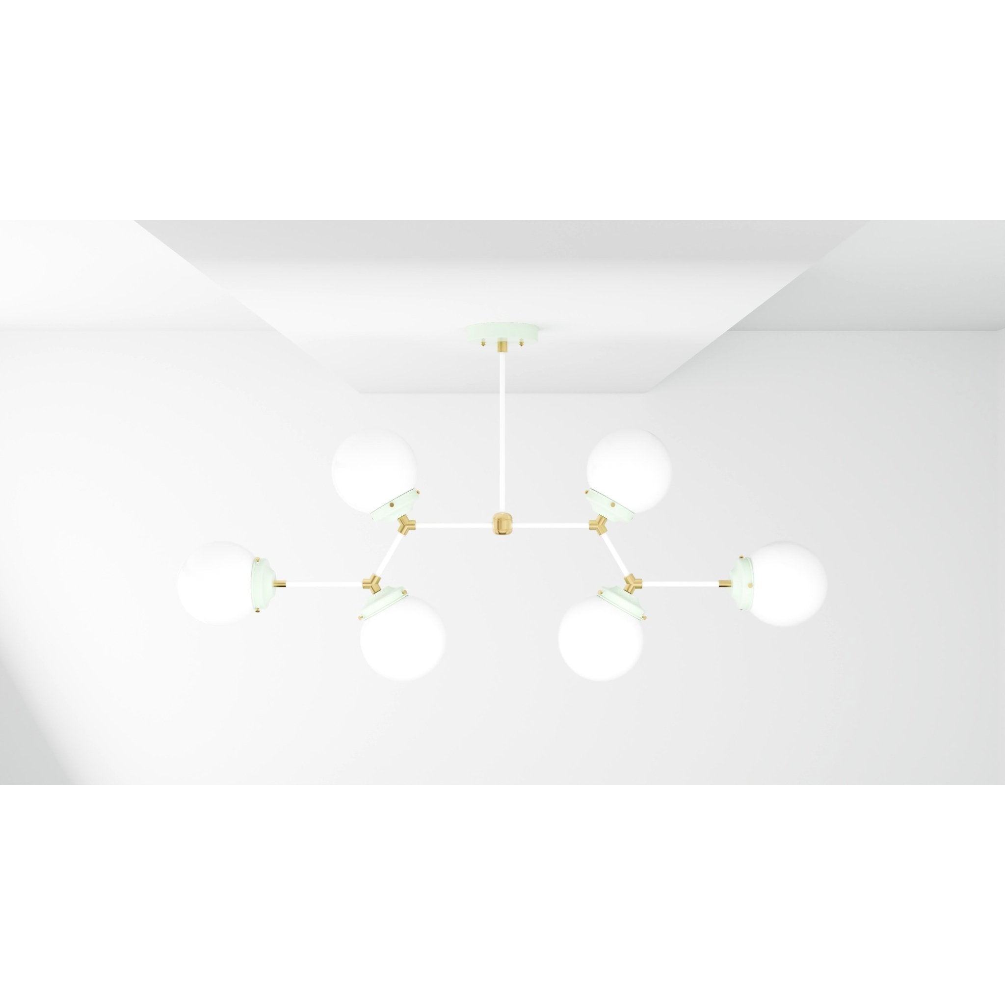 Kate McEnroe New York Solingen - 6&quot; Glass Globe 6 Light ChandelierChandeliersku - 44092773892342