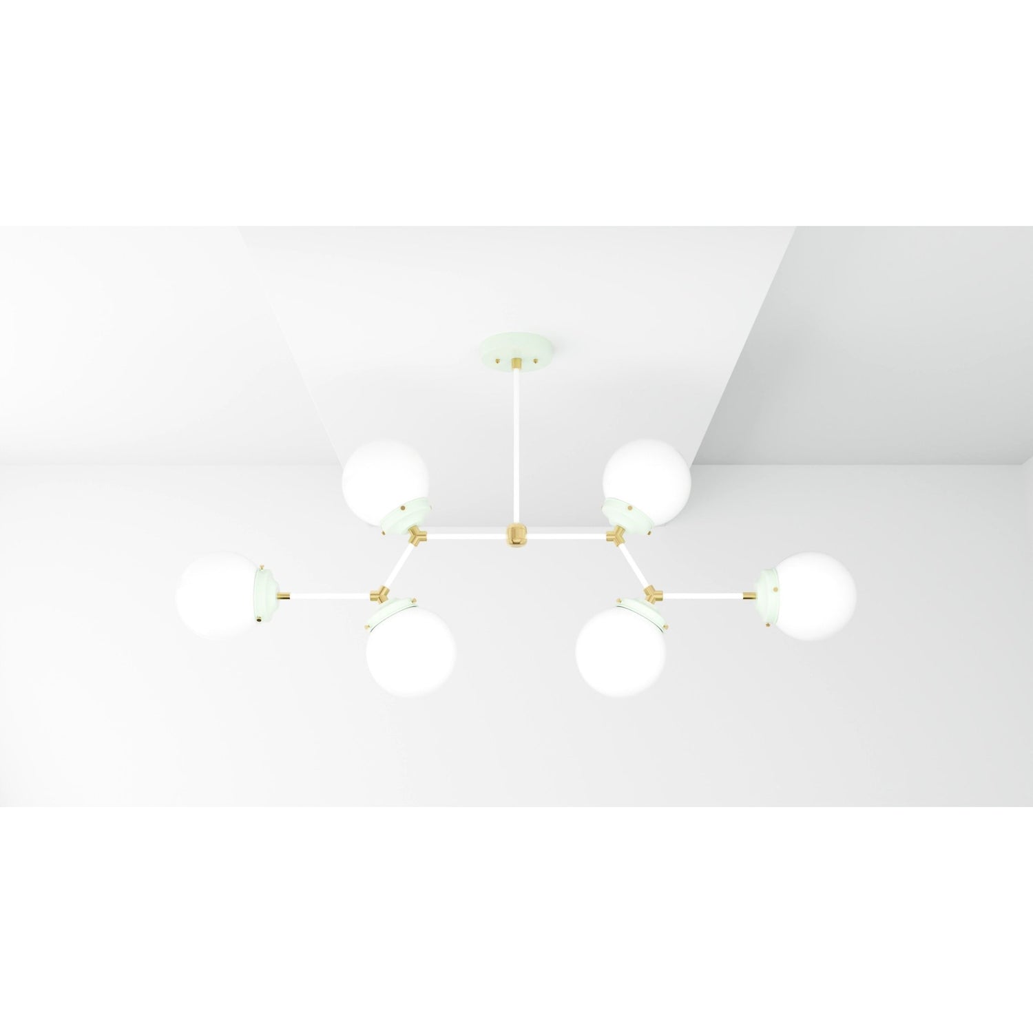 Kate McEnroe New York Solingen - 6&quot; Glass Globe 6 Light ChandelierChandeliersku - 44092773892342