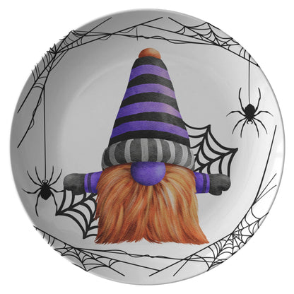 Kate McEnroe New York Spider Web Gnome Halloween Plate Plates Single P20-HAL-GN2-51