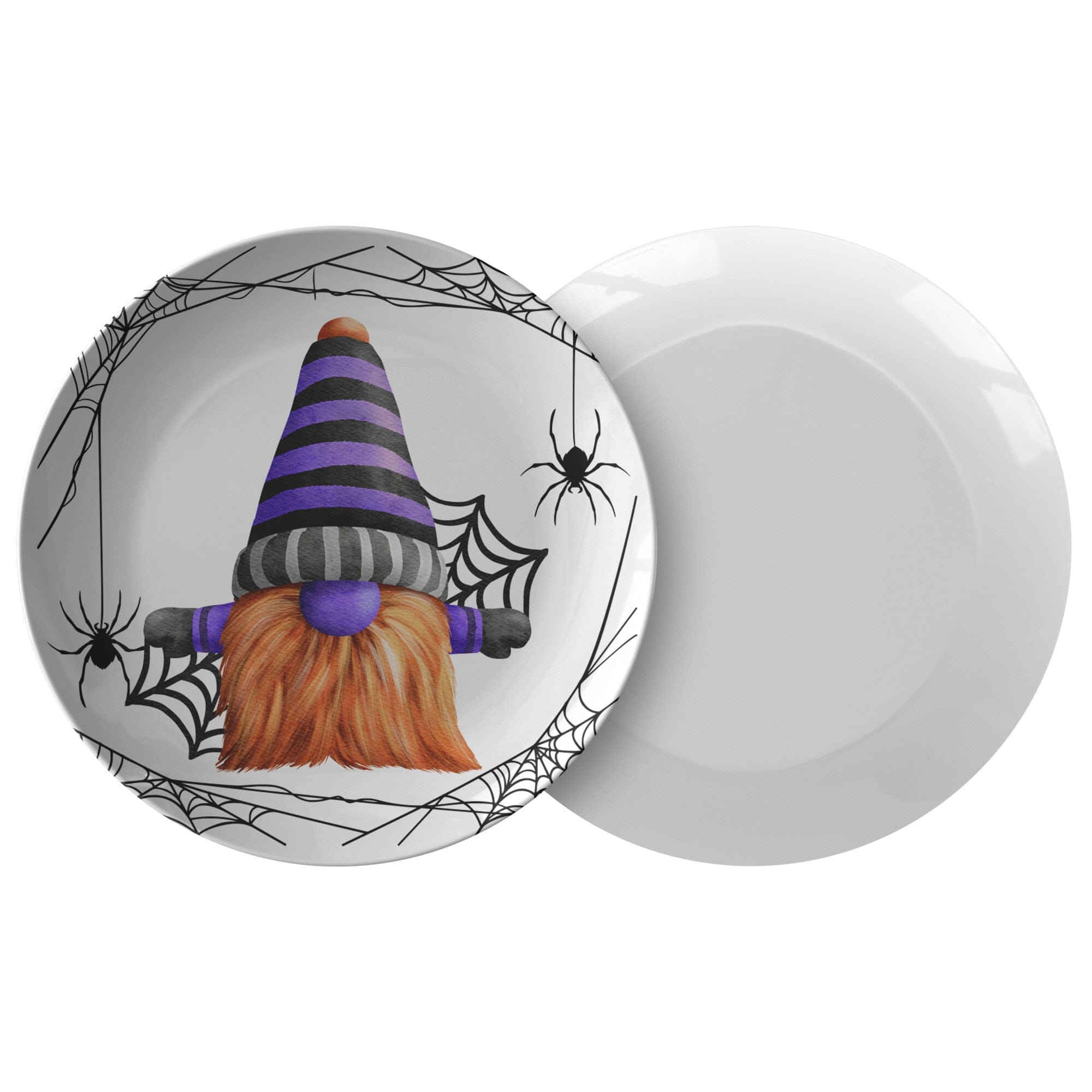 Kate McEnroe New York Spider Web Gnome Halloween PlatePlatesP20 - HAL - GN2 - 51
