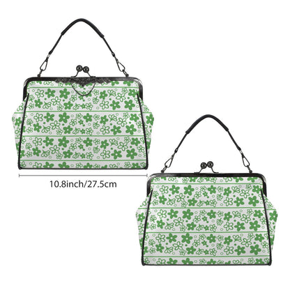 Kate McEnroe New York Spring Blossom Pyrex Kisslock Handbag Mid Century Modern PurseCrossbody BagsD3275440