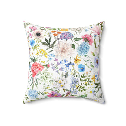 Kate McEnroe New York Spring Florals Pillow, Garden Style Throw PillowThrow Pillows33463439715003284959