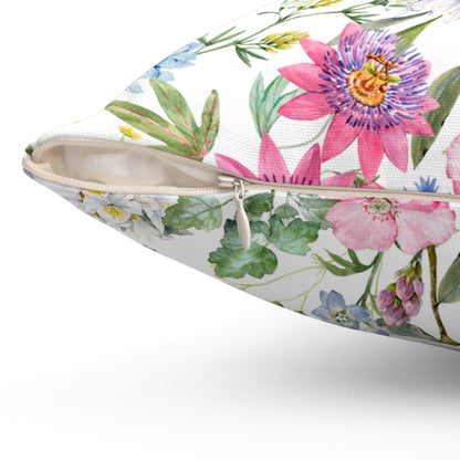 Kate McEnroe New York Spring Florals Pillow, Garden Style Throw PillowThrow Pillows33463439715003284959