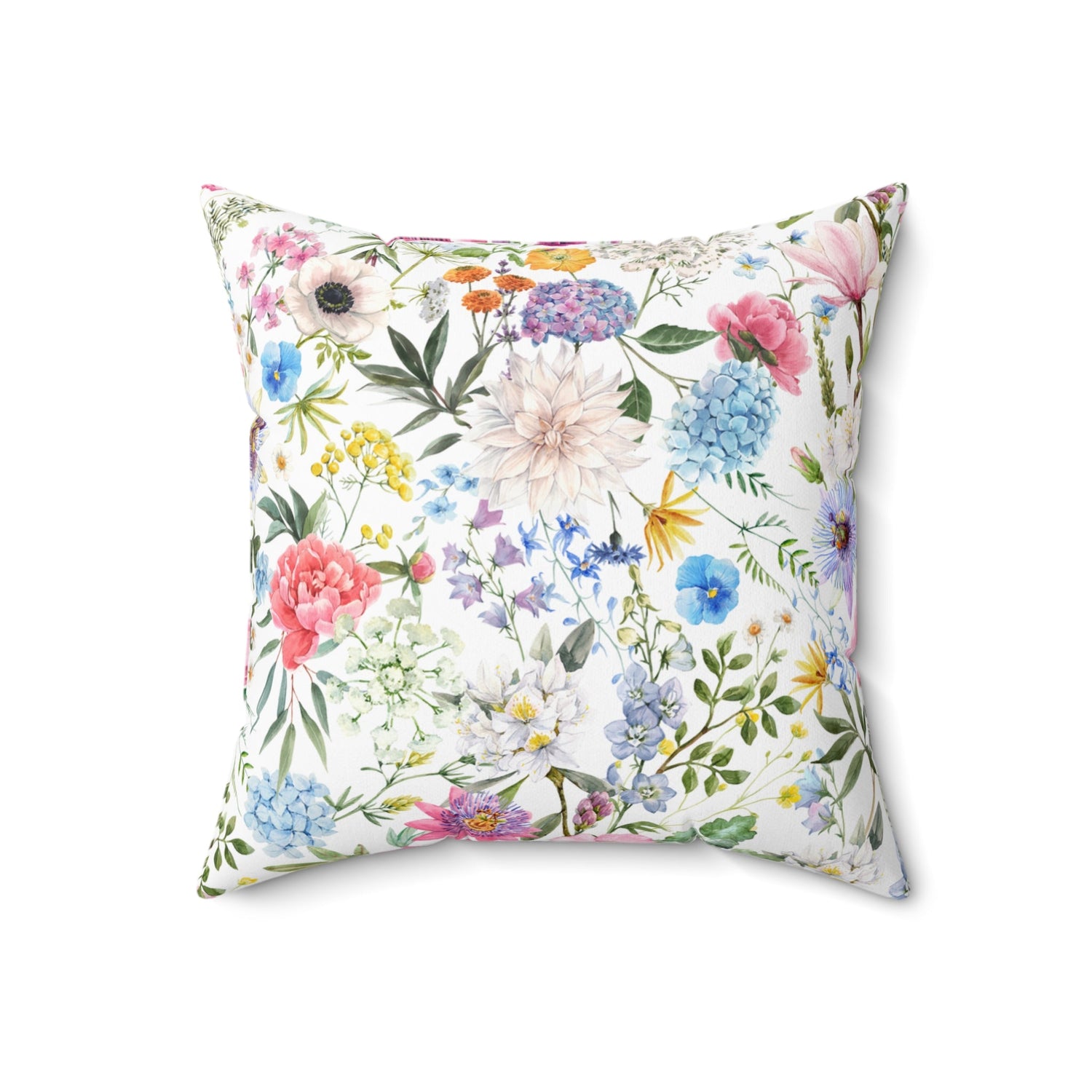 Kate McEnroe New York Spring Florals Pillow, Garden Style Throw PillowThrow Pillows33463439715003284959